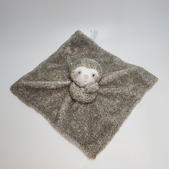 Carters Sloth Blankie Security Blanket Plush Baby Lovey Toy 67609 Infant Crib - Picture 1 of 5